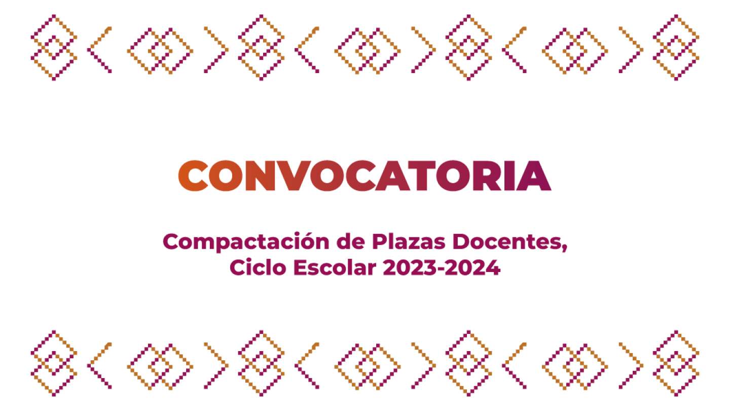 Convocatoria Compactación Plazas