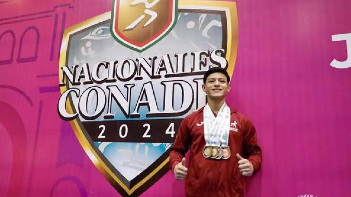 Participa alumno de Cobach Sonora en competencia internacional de gimnasia en Canadá