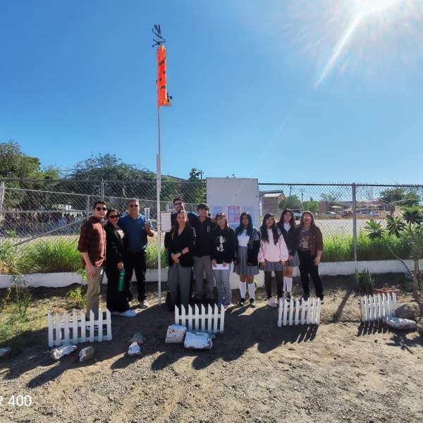 Con instalación de Estación Meteorológica Escolar, Cobach reforzará conocimiento científico del alumnado.