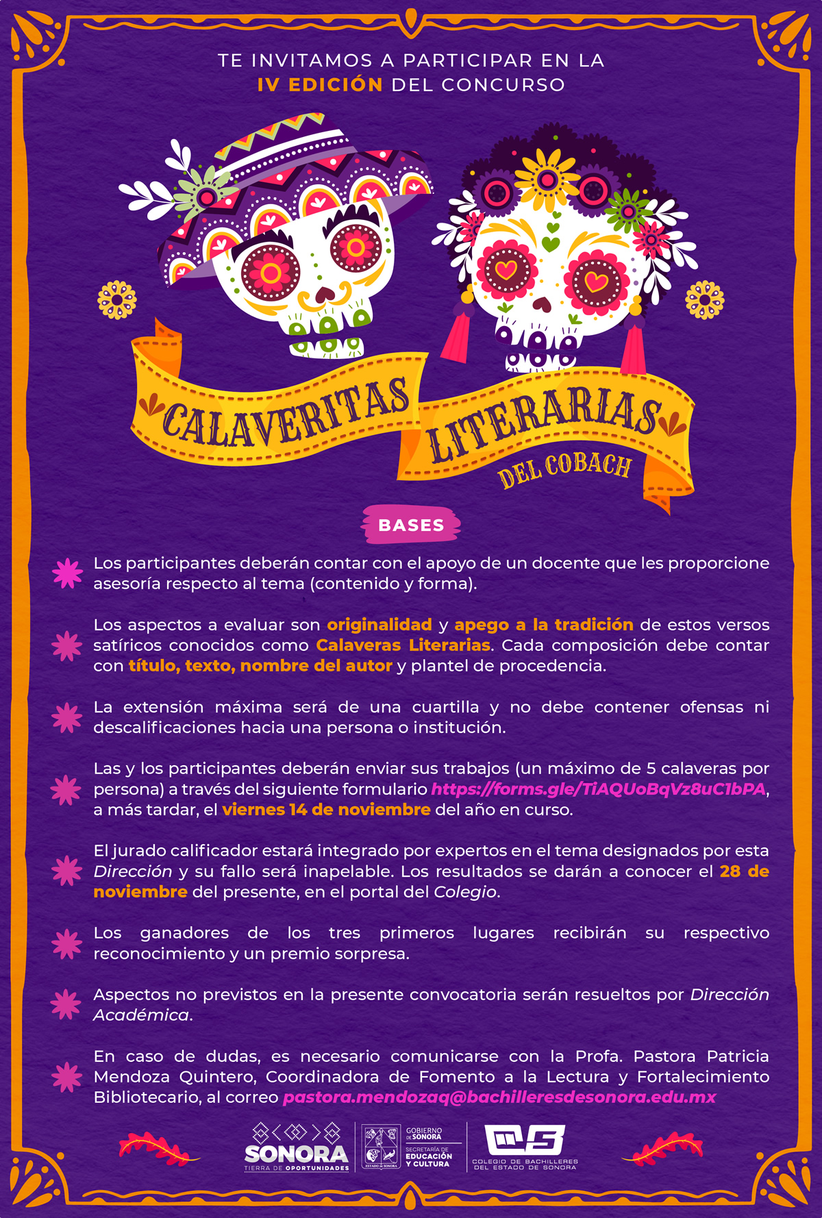 convocatoria calaveritas literarias2025